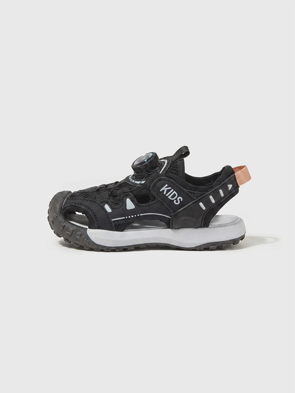 KiddoForce Spinner Sports Shoes Black - RZ1069